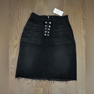 Frame High Waisted Denim Skirt Size 26